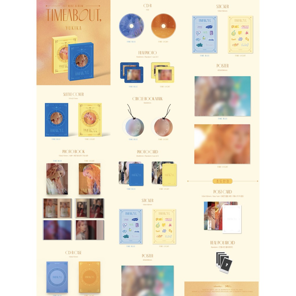 YUKIKA 1st Mini Album - TIME ABOUT