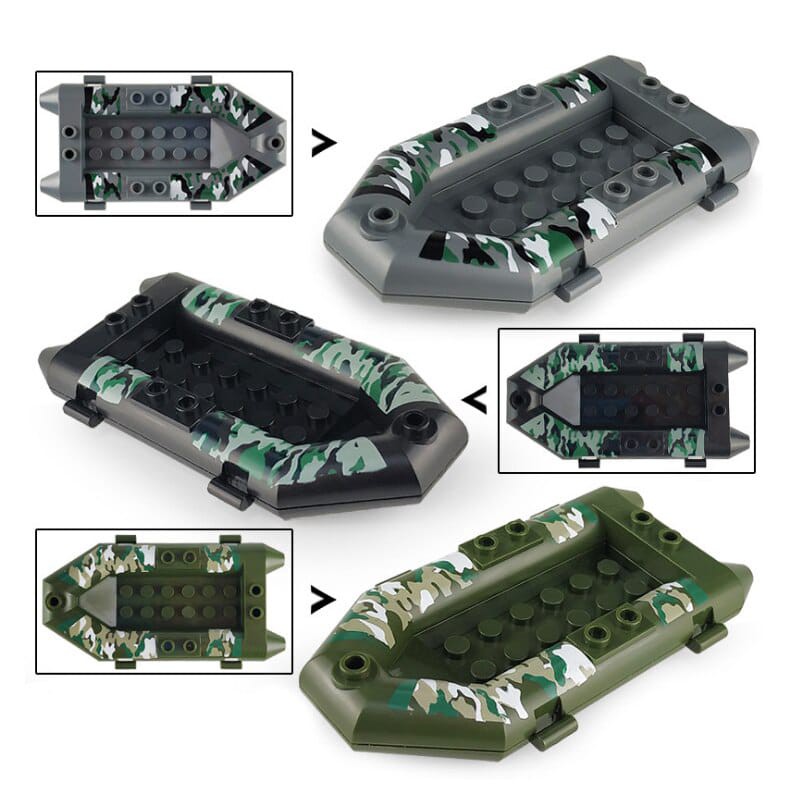 MAINAN PERAHU MILITER BOAT SWAT Yacht MINIFIGURE BLOK BRICK