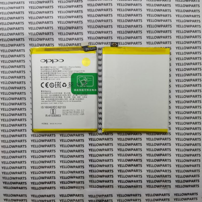 BAT BATTERY BATERAI BATRE OPPO BLP661 F7 ORIGINAL