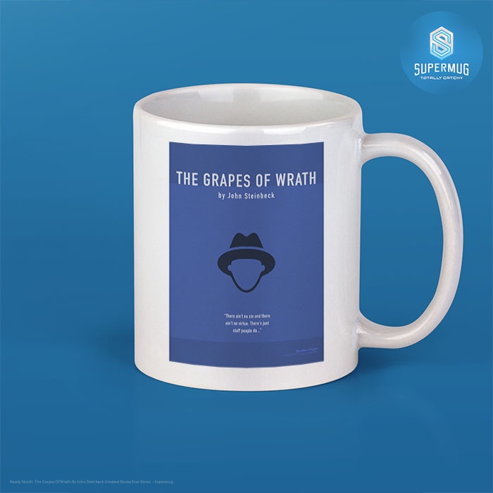 Gelas Mug Ceramic The Grapes Of Wrath By John Steinbeck Greatest Books Ever Series