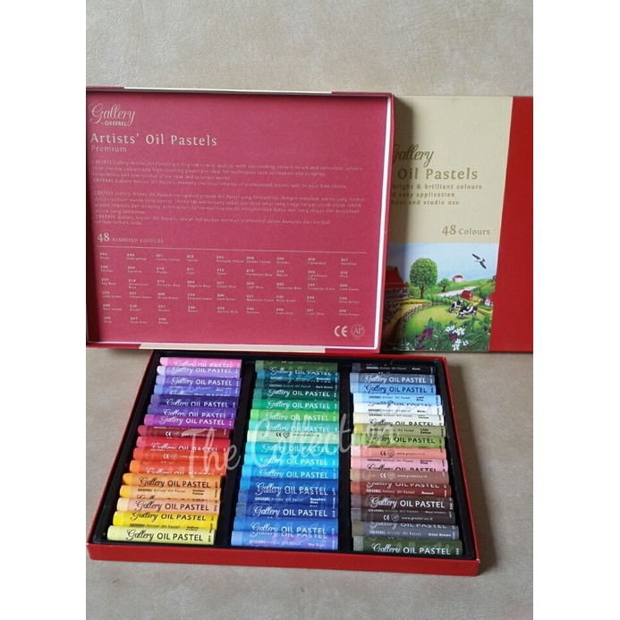 

PASTEL-DRY-OIL- ATK0037GB 48 WARNA GREEBEL ARTIST OIL PASTELS CRAYON KRAYON LOMBA ORI -OIL-DRY-