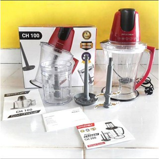 Food chopper CH100 RED RUBBY / 1,5 Liter / Mitochiba Resmi