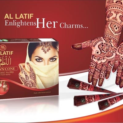 AL LATIF HENNA PASTE / HENNA HALAL 25GR BUKAN GOLECHA