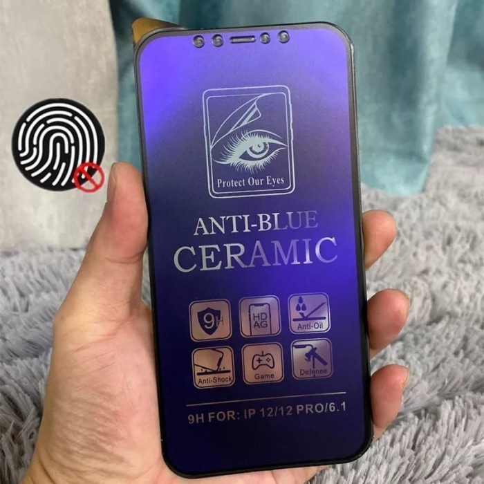 TEMPERED GLASS CERAMIC MATTE XIAOMI POCO M3 MATTE ANTI BLUE