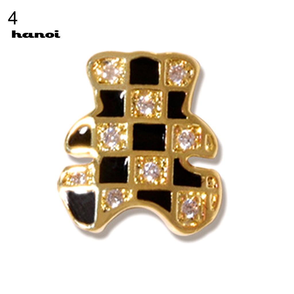 Han_ornamen Pita 3D Hias Cubic Zirconia Tahan Lama Untuk Manicure / Nail Art