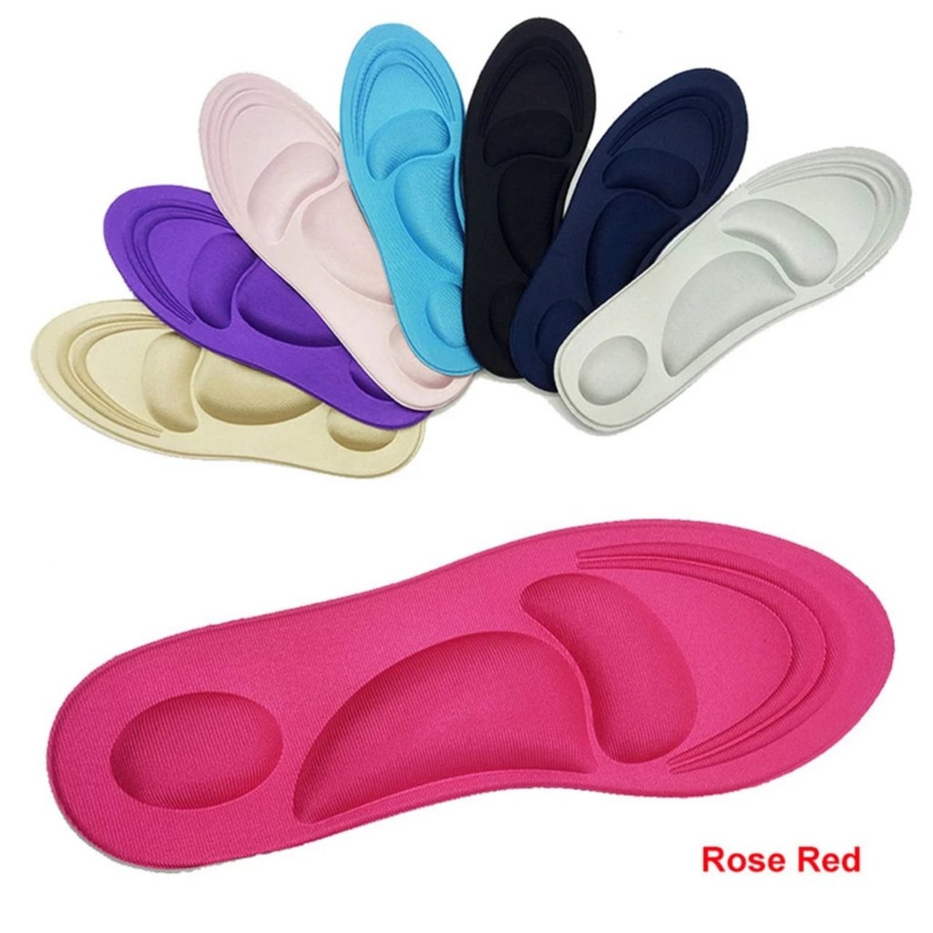 INSOLE 4D ORTHOPEDIC INSOLE SEPATU INSOLE PENGGANJAL SEPATU KEBESARAN