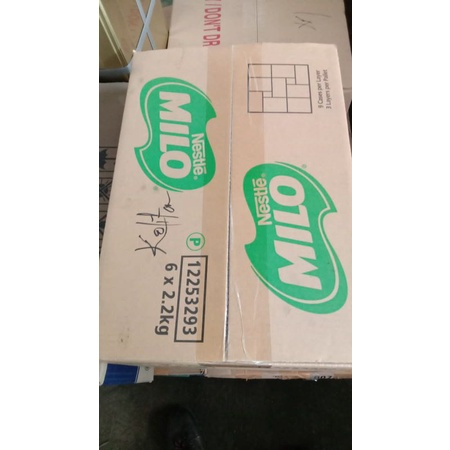 

Milo 2.2 kg perdus