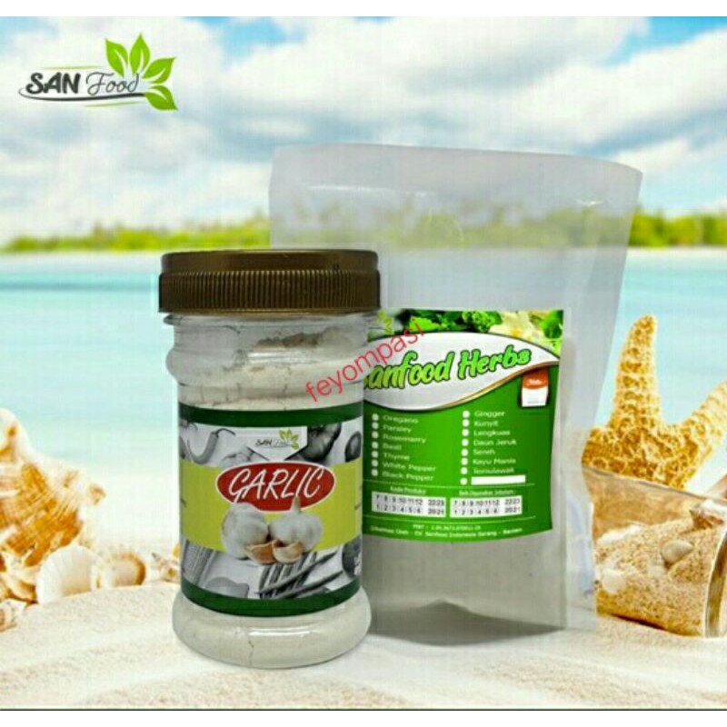 

Garlic Powder Bawang Putih Organic SAN FOOD