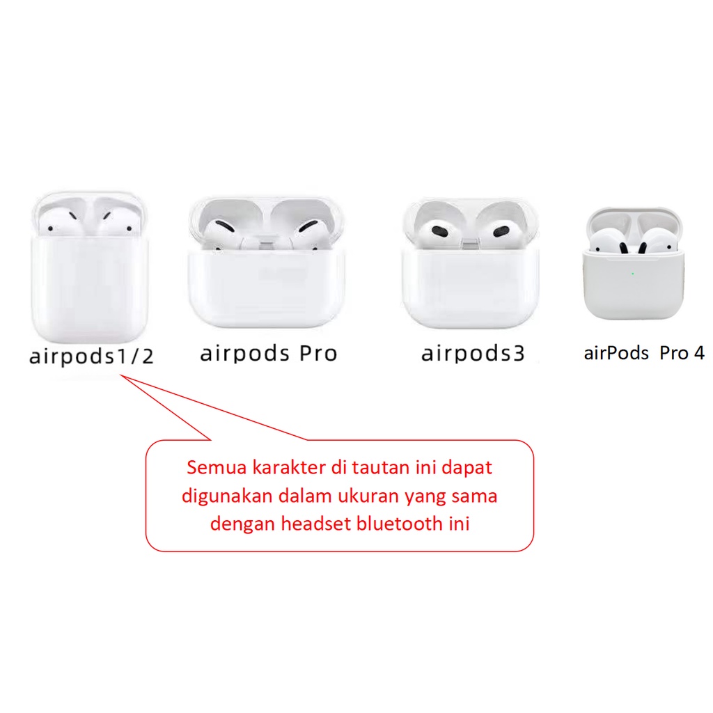 COD Case Airpods 2 3D Premium Gen 1 Lucu Karakter Inpods 12 Totoro i12 Minnie Toothless-1