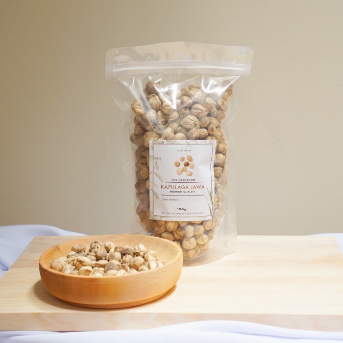 

Baru Kapulaga Jawa / True Cardamom / Rempah JSR 100gr Diskon