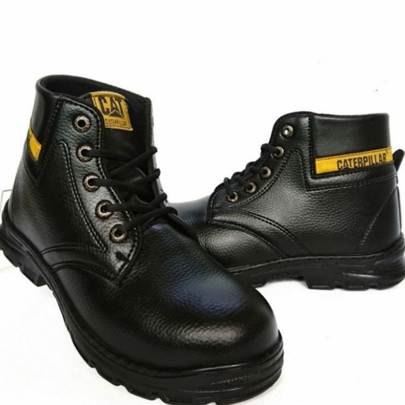 Sepatu Boots Safety Ujung Besi/Sepatu Boots Safety Buat Kerja Berat dan Kerja Lapangan safety boots pria