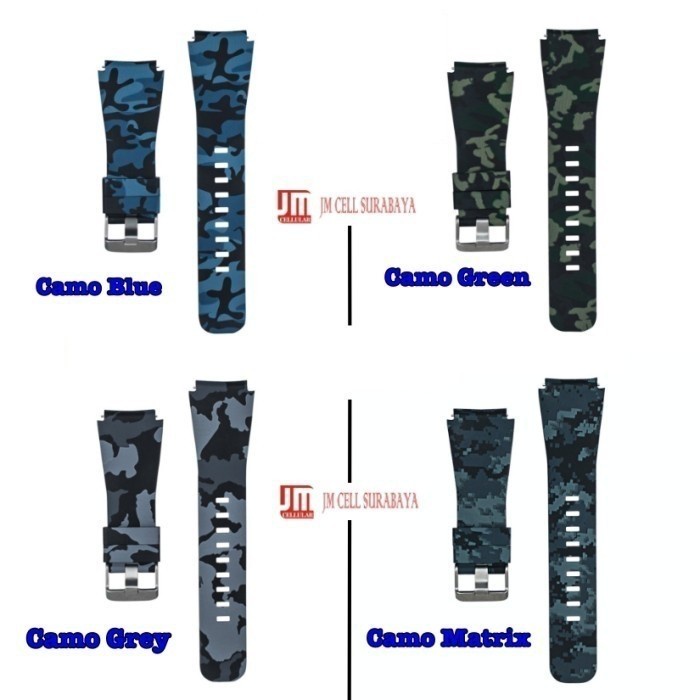 Camo Watch Strap Huawei Watch GT3 GT 3 46mm - Tali Jam 22mm Army Camoflauge