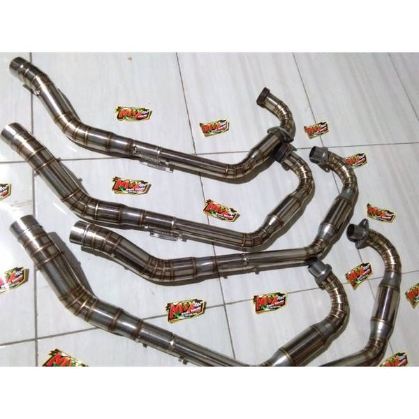 leher knalpot boom tiger gl mp cb scorpio  leher stanles