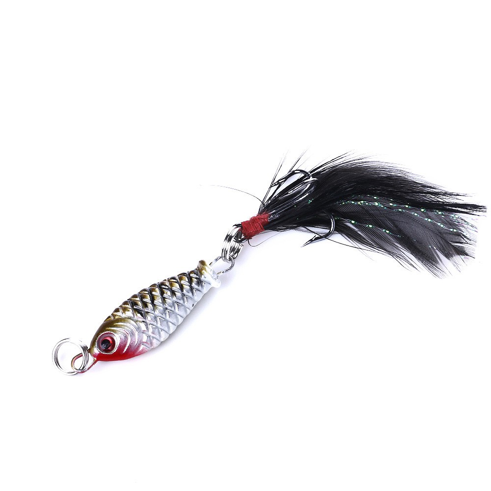 HENGJIA 16pcs lead jigs fishing lure outdoor memancing umpan pancing swimbait alat tangkap tackle