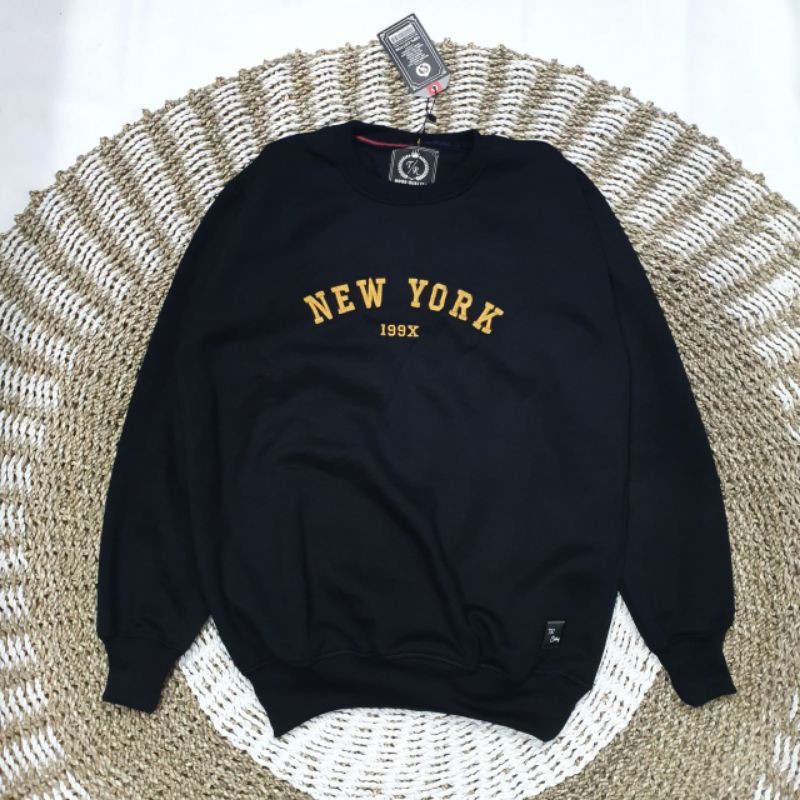 Sweater Pria/Sweater New York Black/Sweater Crewneck New York Terbaru/Sweater New York Original/Cod
