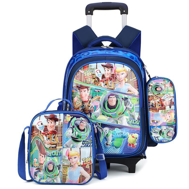 (COD) Vyctoria VOS0005 Tas Trolley Anak 3in1 Koper Troli Anak Tas Sekolah Import Promo JT0005 0005