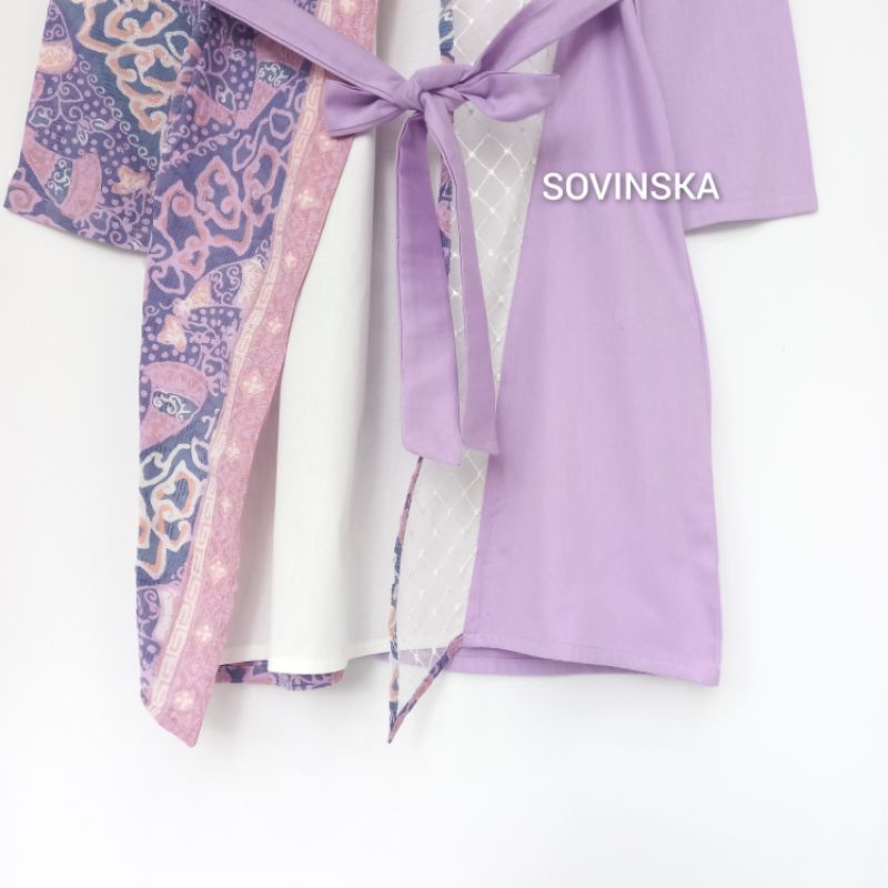 Dres / Tunik Batik WTP 22 MM Lilac