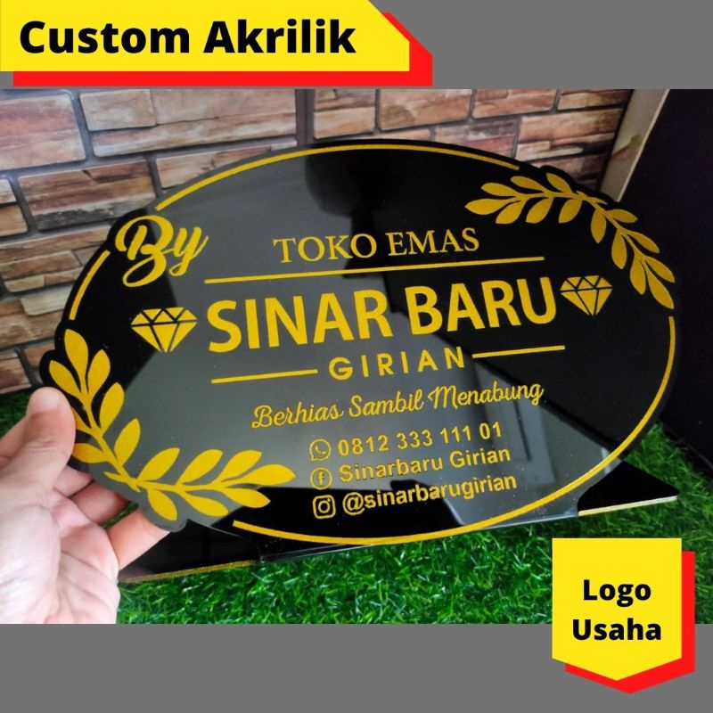 

Papan Nama Meja / Name Desk / Papan Nama Kantor Custom