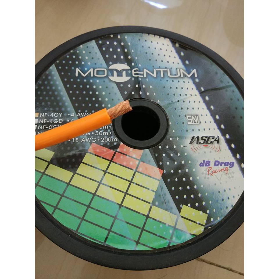 Kabel Stroom 4 AWG Momentum Pure Copper OFC Limited