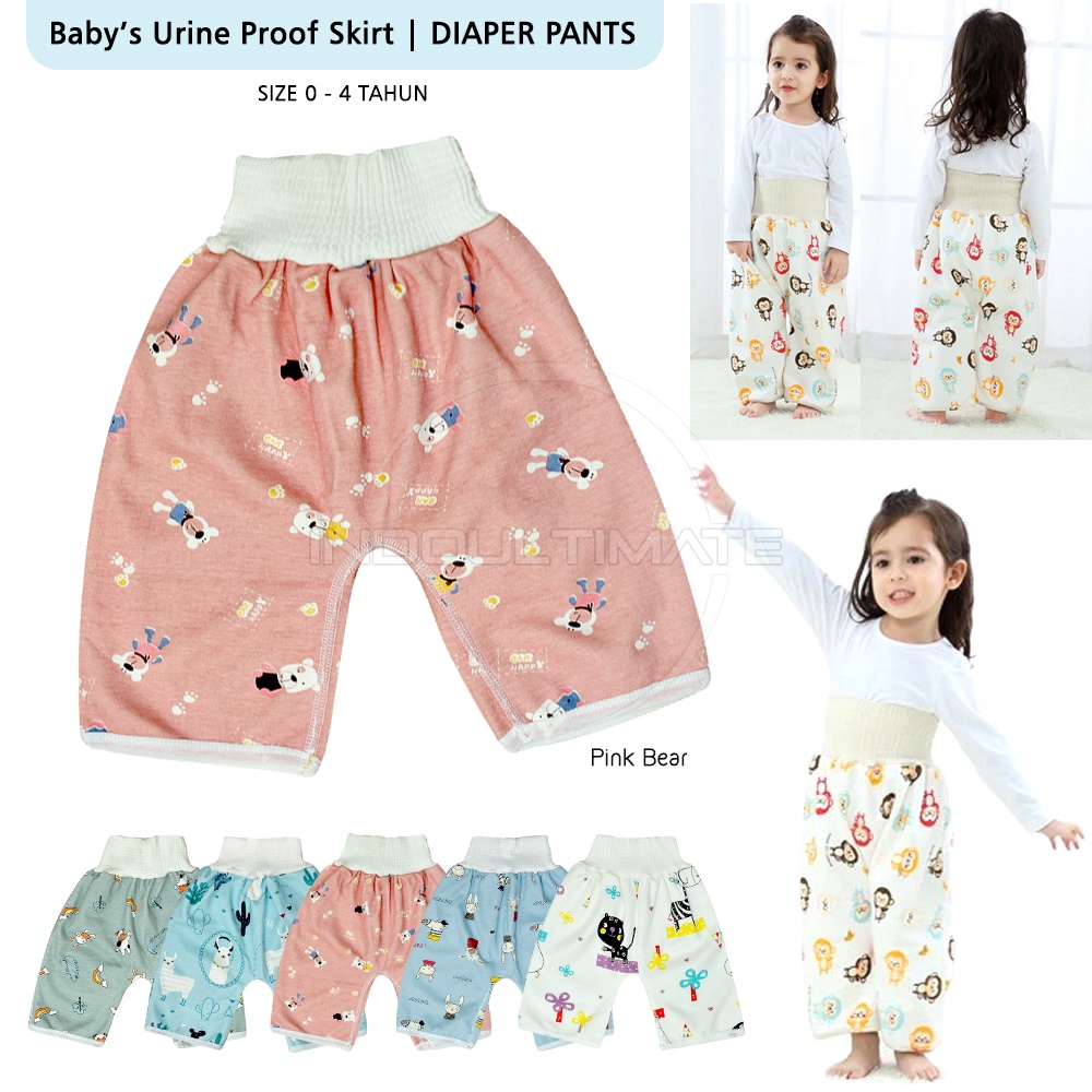 Diaper Pants (0-4 Tahun) BY-7215 Celana Popok Anak Bayi Balita Celana Anak Bayi Balita Celana Anak Celana Bayi Celana Balita Bawahan Anak Bayi Balita Celana Panjang Anak Celana Main Harian