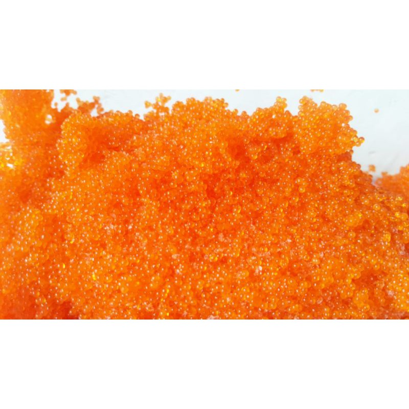 Tobiko Orange 50g Grade Premium | Telur Ikan Terbang Topping Sushi 50 gram