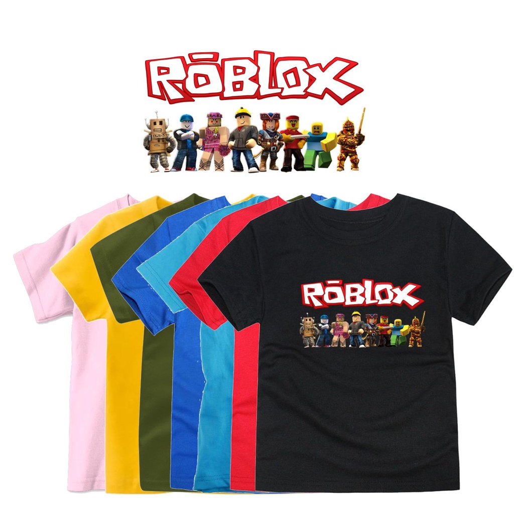 PVJ Kaos Roblox Kaos Anak Laki Laki Karakter game Anak