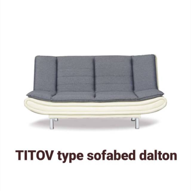 Sofa bed merk Titov asli original model Dalton sofa bisa di lipat ukuran 200x75x105cm. Sesuai asli.