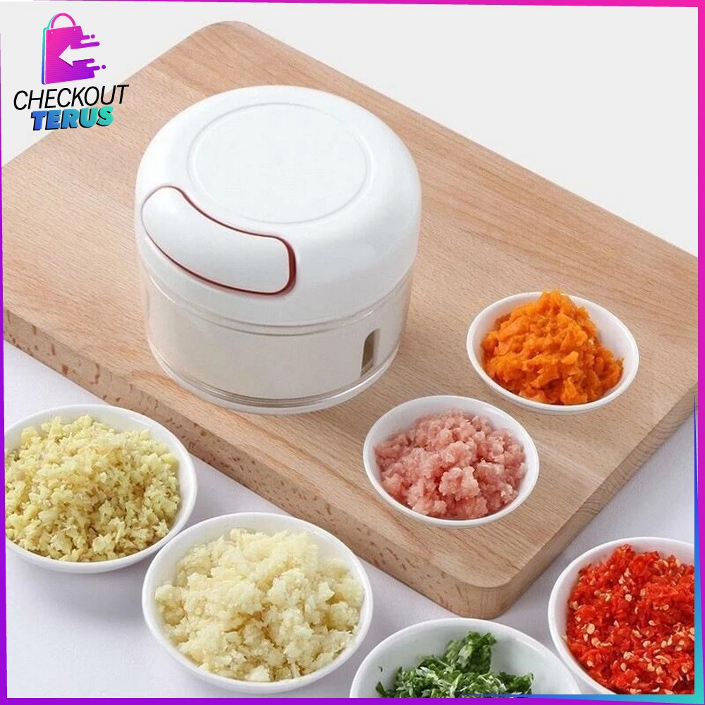 CT C436 Blender Tarik Tangan Mini Chopper Manual Penghalus Bumbu Blender Bumbu Blender Speedy Chopper