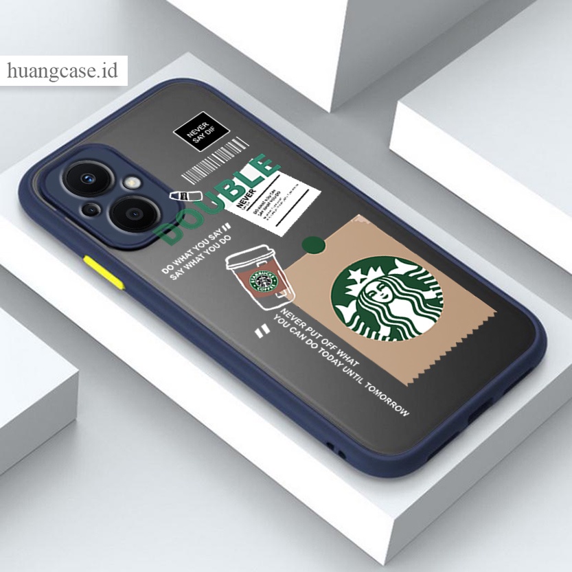 Huang Case - OPPO RENO 7Z 5G - Softcase My Choice Case Hp STARBUCKS Terbaru OPPO RENO 7Z 5g  A76 A95