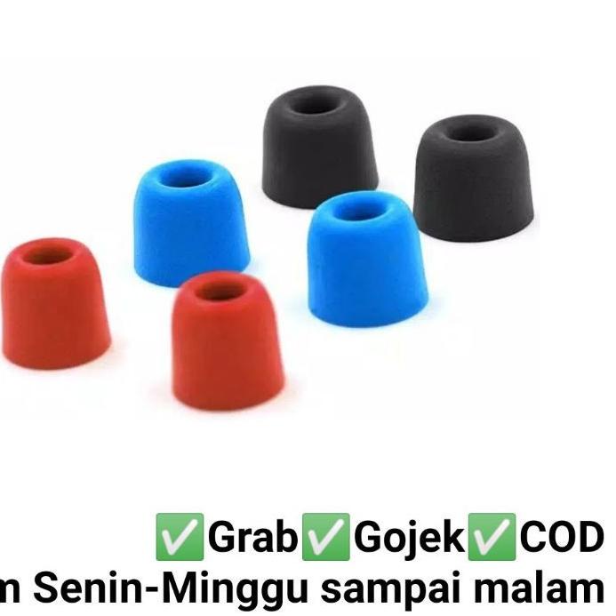 Ready - KZ  Eartips Memory Foam 3 Pair 3 Pasang Noise Isolating Comfortable for KZ ZSN Pro X EDX ✓