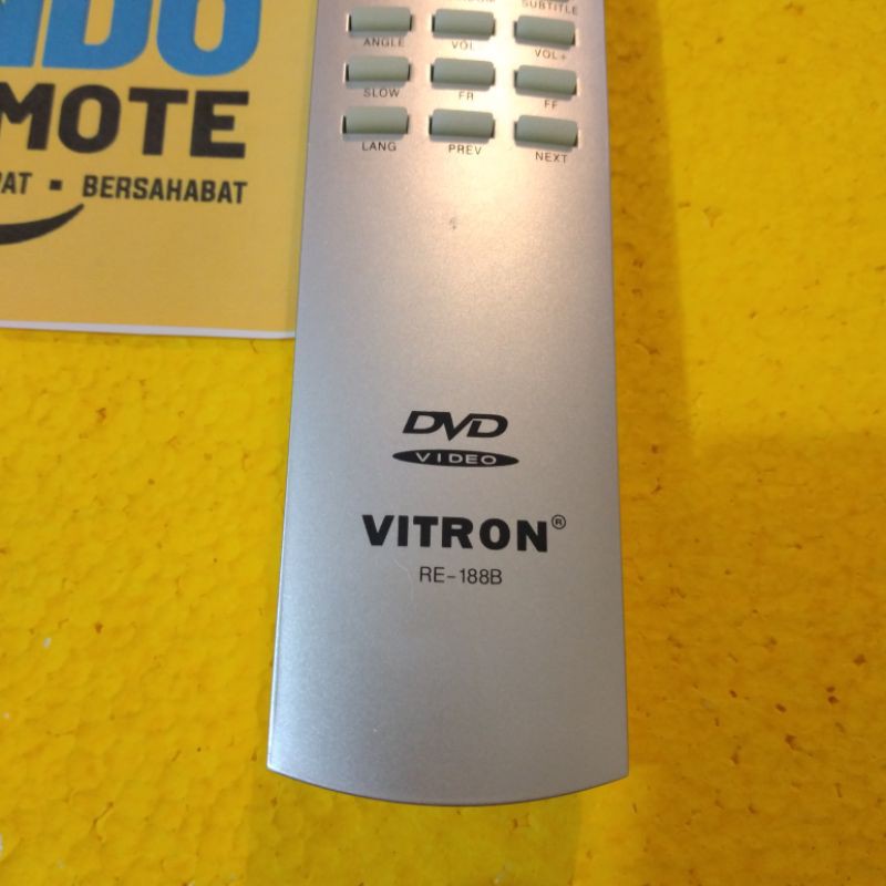 REMOTE DVD VITRON RE-188B ORIGINAL