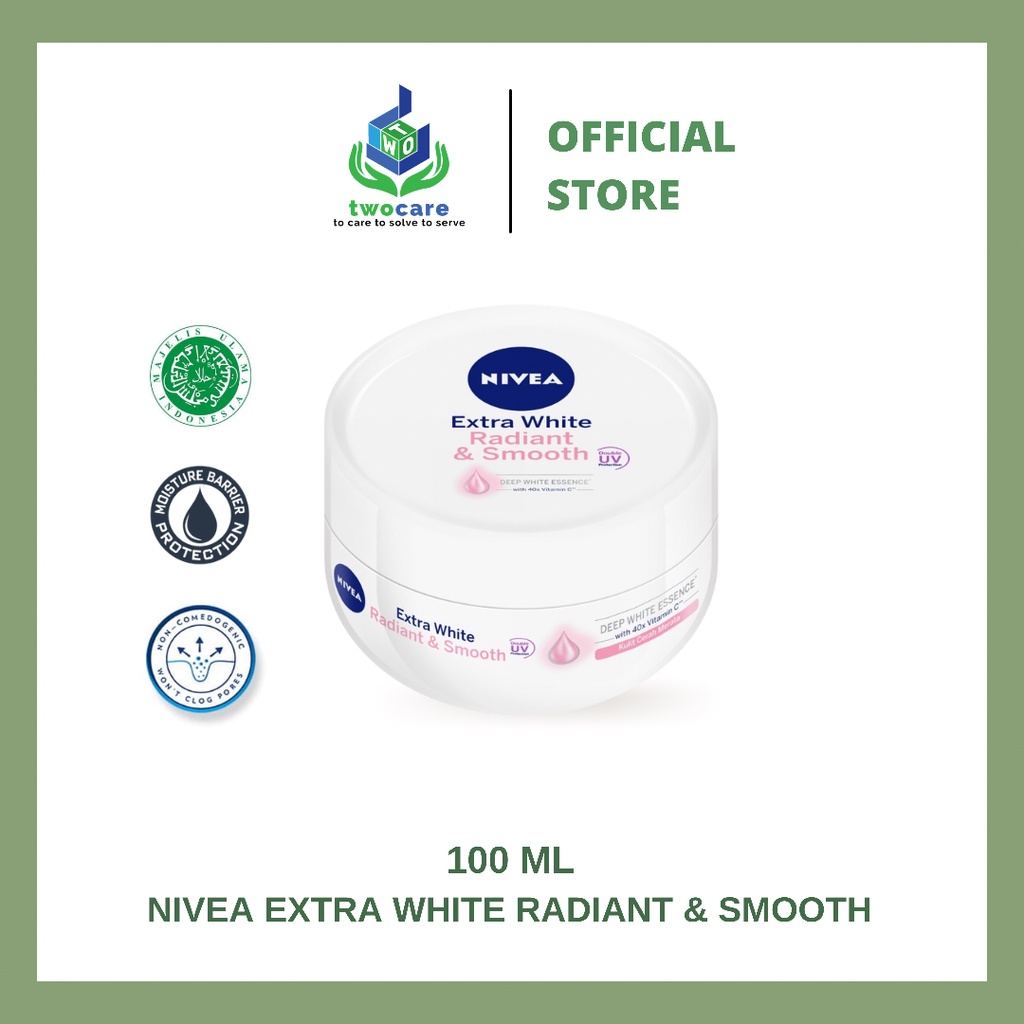 NIVEA Body Care Extra White Radiant &amp; Smooth Cream 25 ml / 50 ml / 100 ml