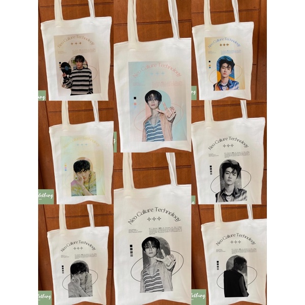 Fitin.id-Tote Bag Wanita Rajut dan Canvas Pria NCT-NEO CULTURE TECHNOLOGY VOL 24
