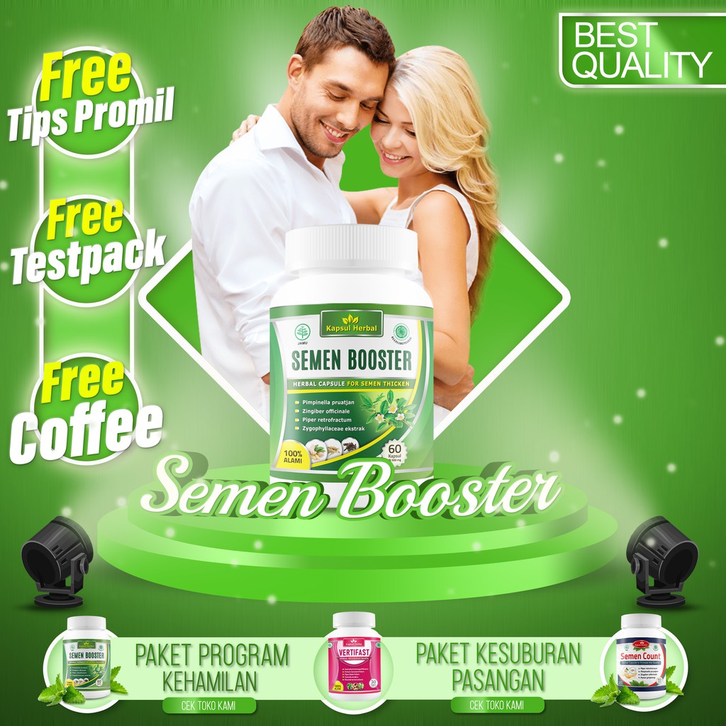 SEMEN BOOSTER OBATKUWAT PENGENTAL DAN PENYUBUR SPERRMAPRIA