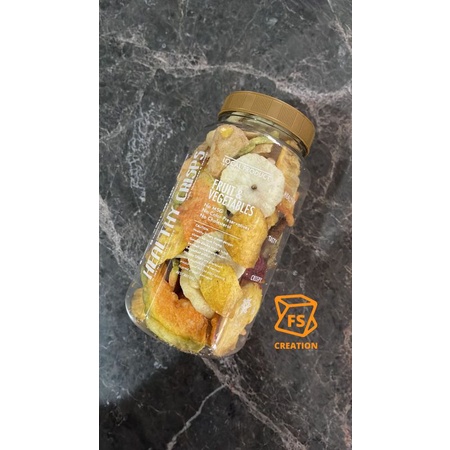 

HEALTHY CRISPS - SNACK - CEMILAN - MAKANAN SEHAT - MIX FRUITS/MIX BUAH (ORGANIK) KERIPIK TOPLES KECIL
