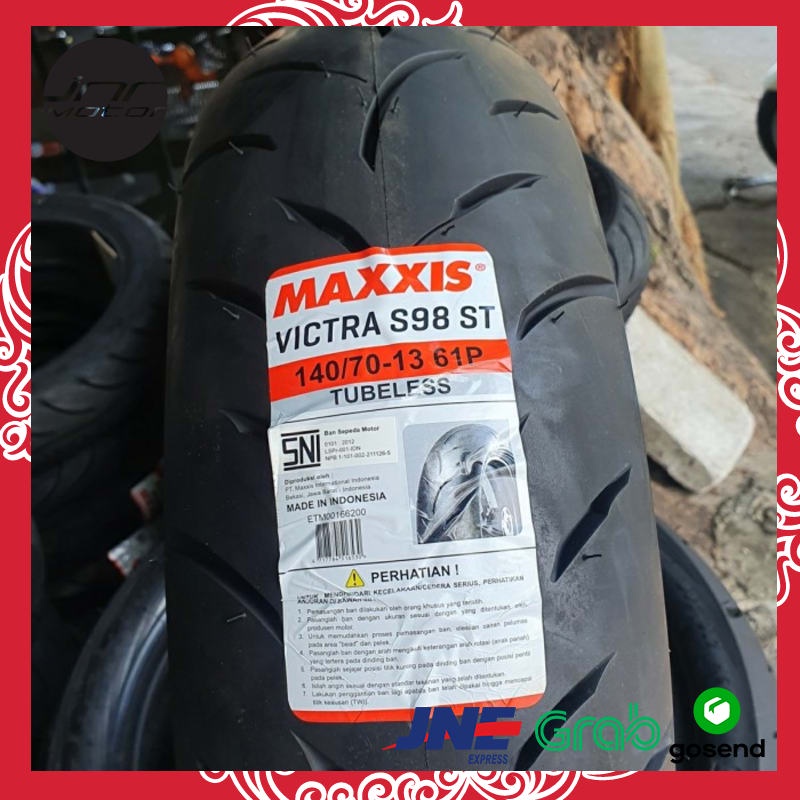 BAN TUBELESS MAXXIS 140/70-13 140 70 13 VICTRA S98ST NMAX N MAX