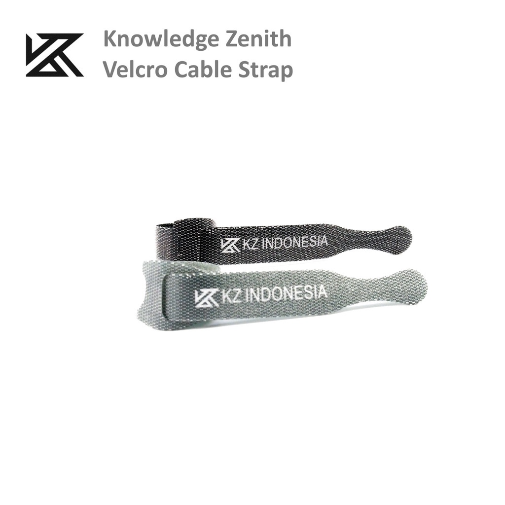 KZ Velcro Cable Strap pengikat penjepit penggulung kabel Knowledge Zenith