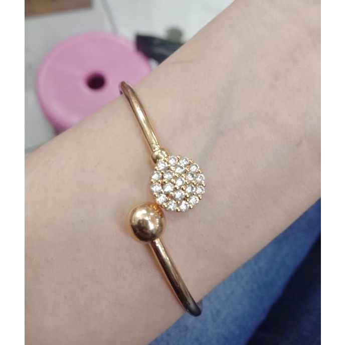 gelamg bangle untuk wanita//gelang lapis emas//gelang