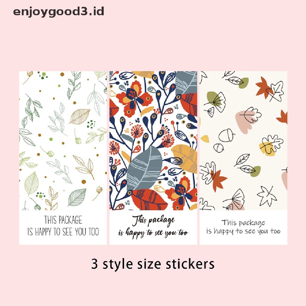 50pcs Stiker Label Thank You To See You Too