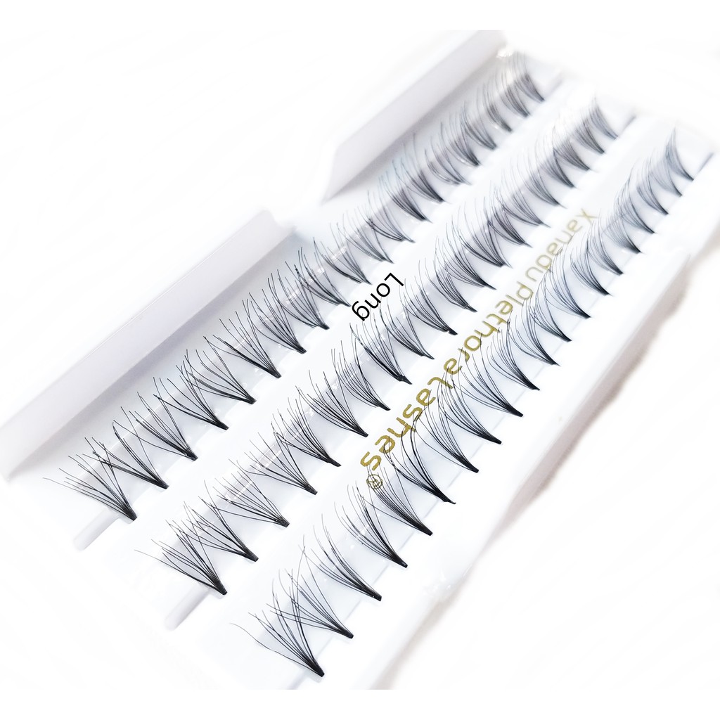 1 KOTAK ISI 60PCS KNOT FREE INDIVIDUAL LASHES - BULU MATA TANAM KNOTFREE HUMAN HAIR