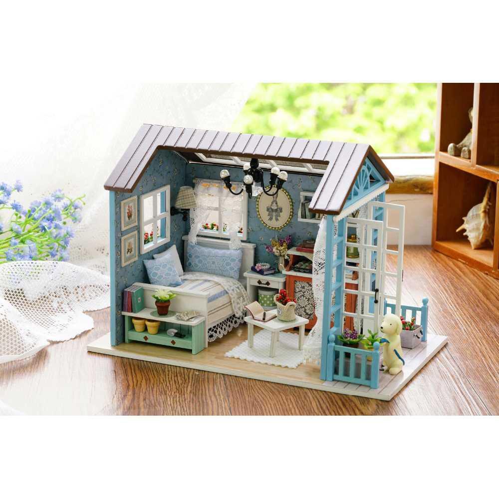 Pajangan Miniatur Rumah Boneka 3D DIY 1:24 - 8009A