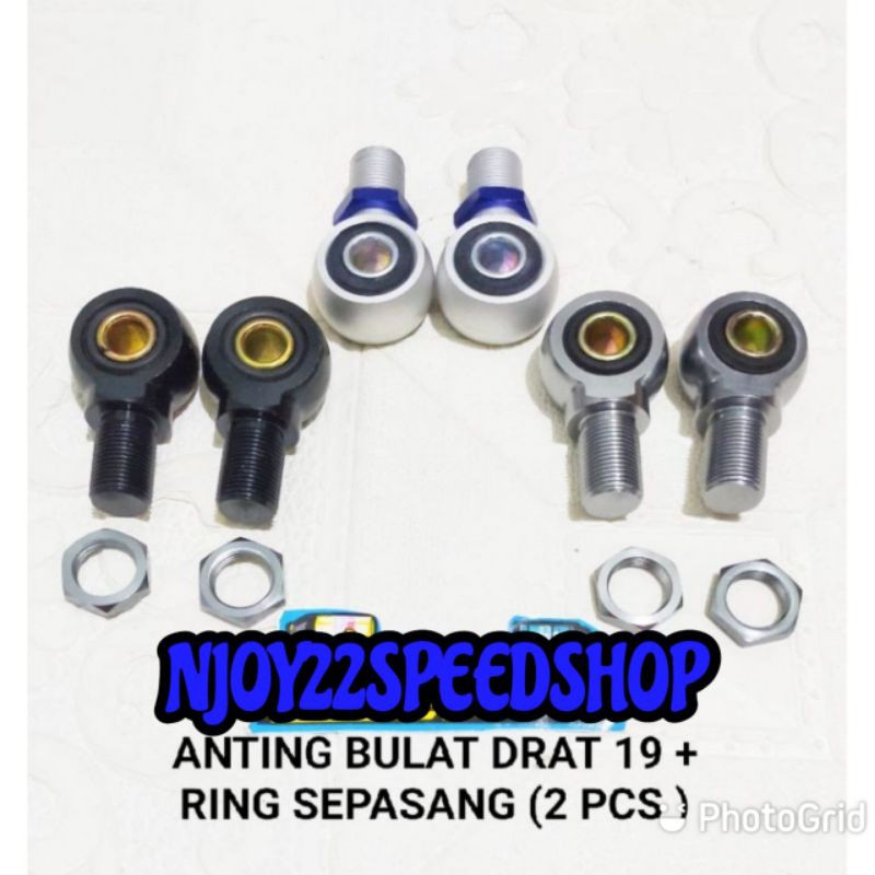 Harga Sepasang Anting Shockbreaker / Raiser Sok Bawah Bulat Drat 19 mm Dbs Ktc Ride it