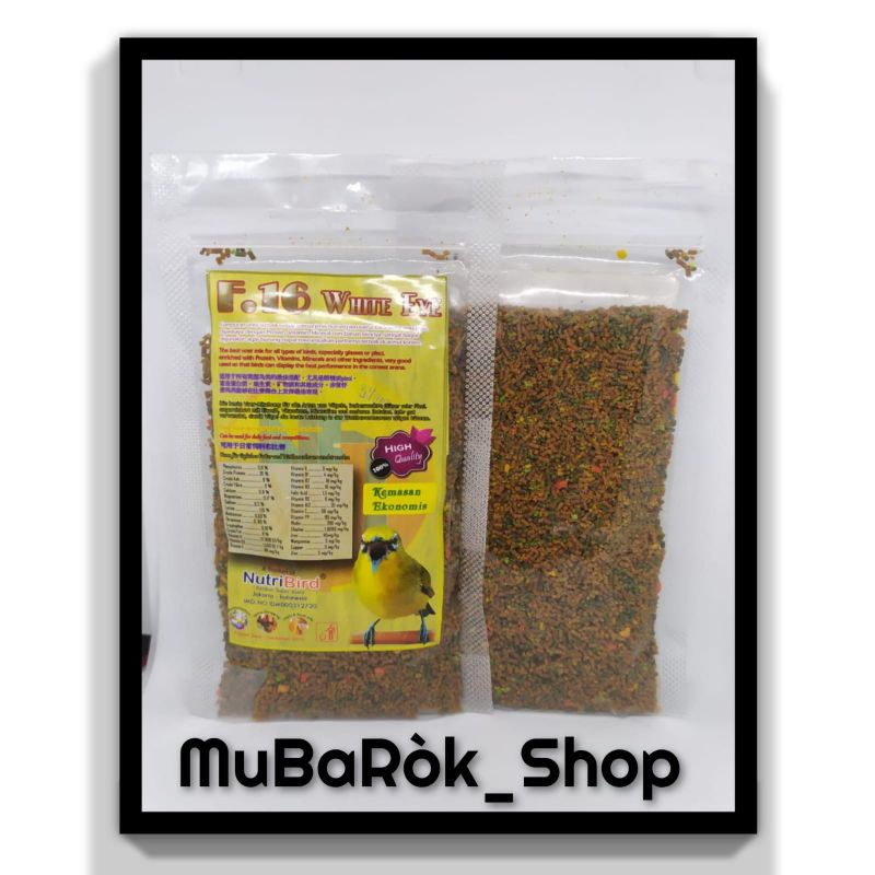 NUTRIBIRD F.16 WHITE EYE 100GR