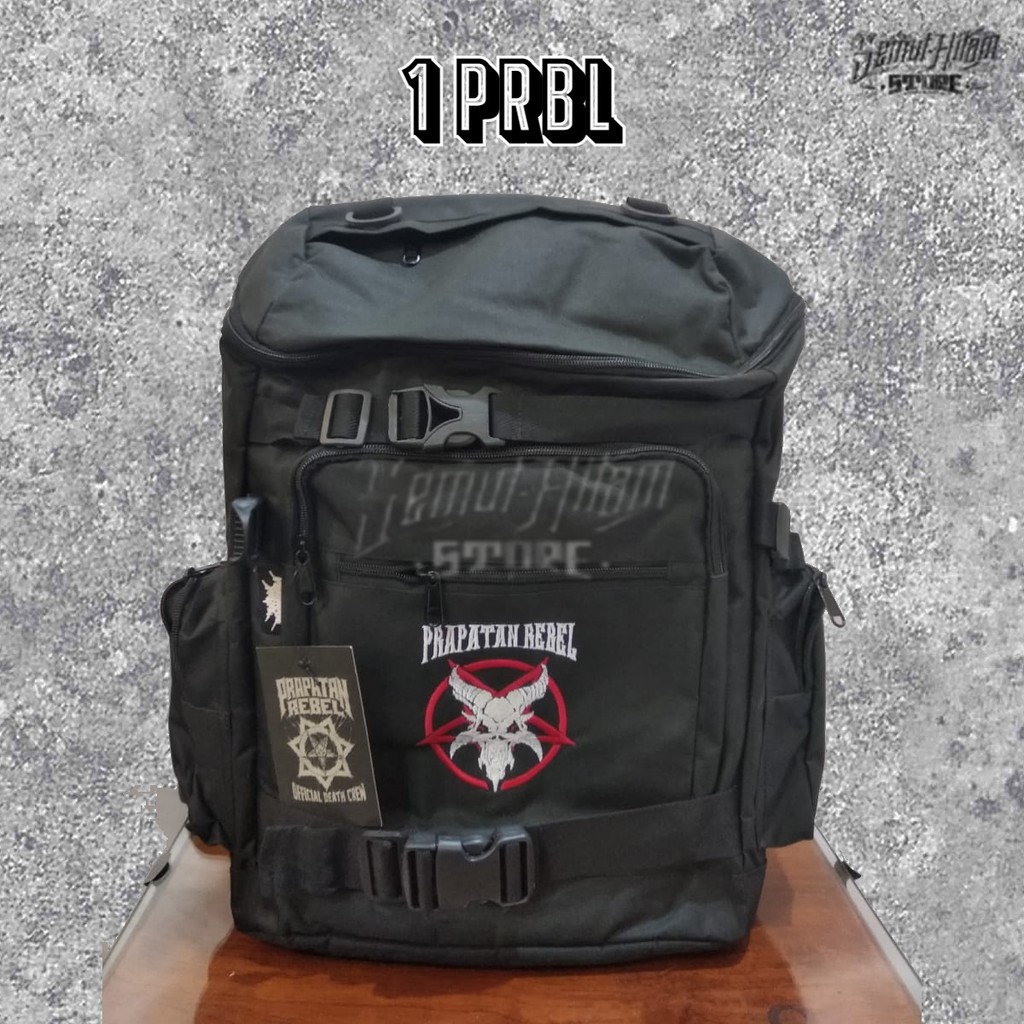 Tas Ransel Backpack Tas Punggung Tas Laptop Tas Sekolah Punk / Metal Prapatan Rebel ORIGINAL