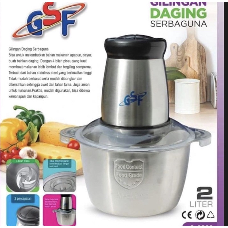 BLENDER DAGING GSF Alat Penggiling Daging Blender Bumbu Listrik