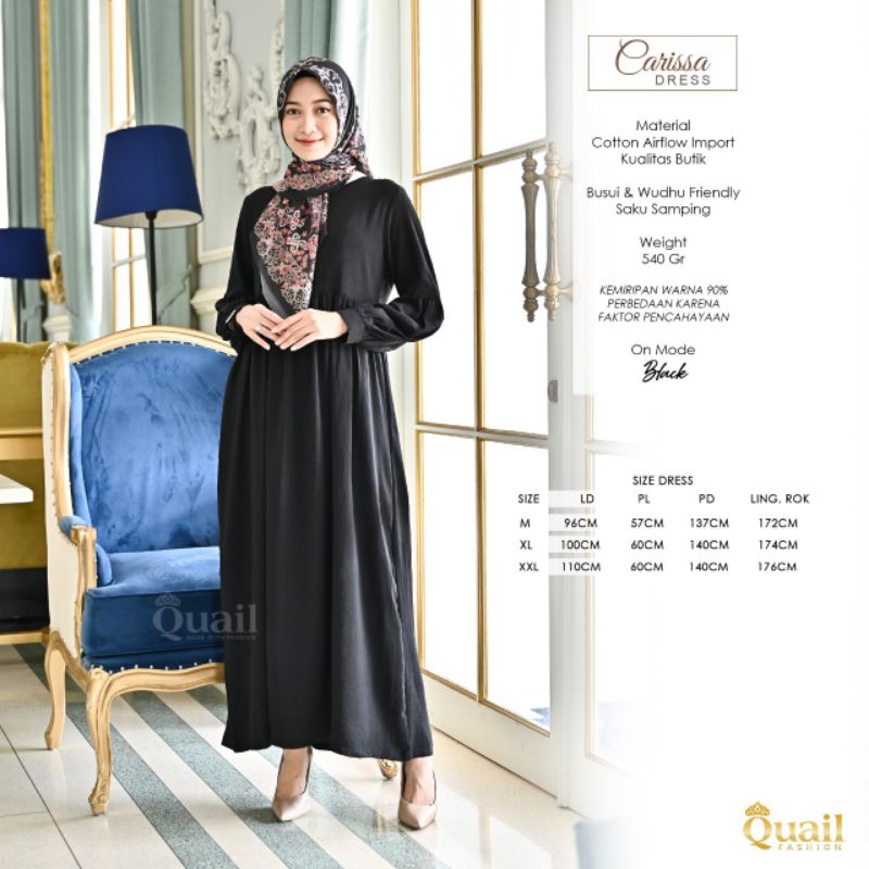 Carissa Dress Original Quail Hijab