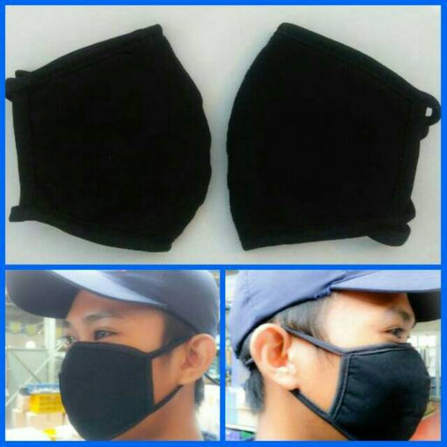 Masker Kain Hitam