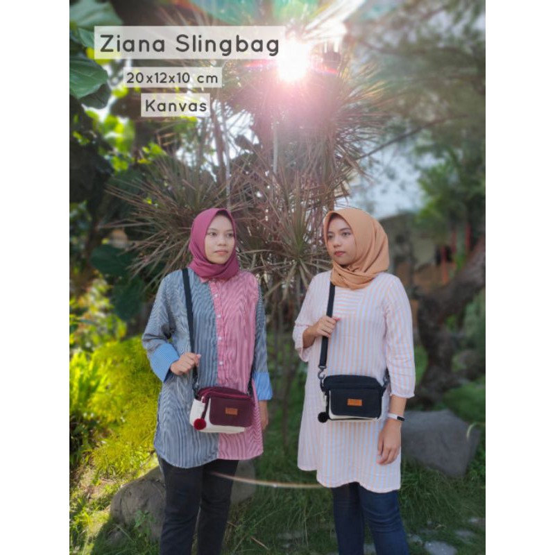 Ziana Slingbag cocok buat jalan santai ataupun tas sepeda