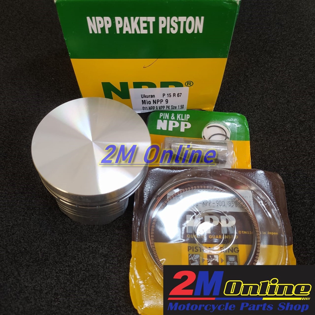 Mdr Piston Kit Mentah Mio Dim 67 Pen 15 NPP9 OS 150 Merk NPP NPR