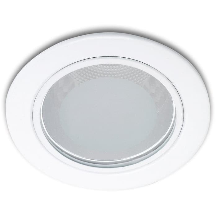 Philips Glass Recessed Nickle 13804 1x18W 230V